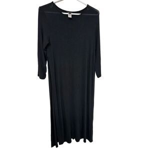 J. Jill Wearever Collection Black Dress‎ Comfortable Womens Size XS